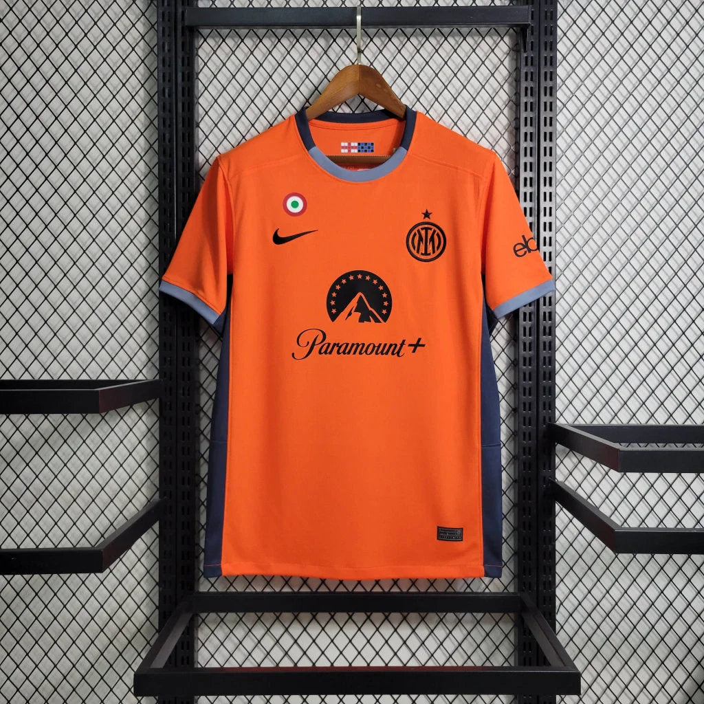 Maillot Inter Milan Foot Third Orange 2023 2024