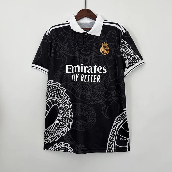 Maillot Real Madrid saison 2023-2024 édition spéciale dragon noir