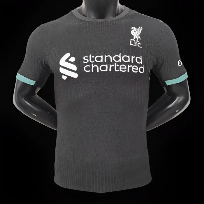 Maillot Liverpool saison 2023-2024 extérieur version player totalement noir