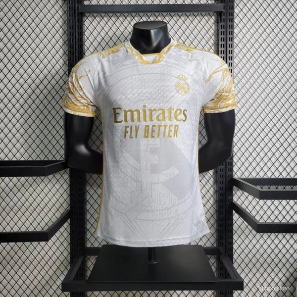Maillot Real Madrid saison 2023 2024 edition limitee dore