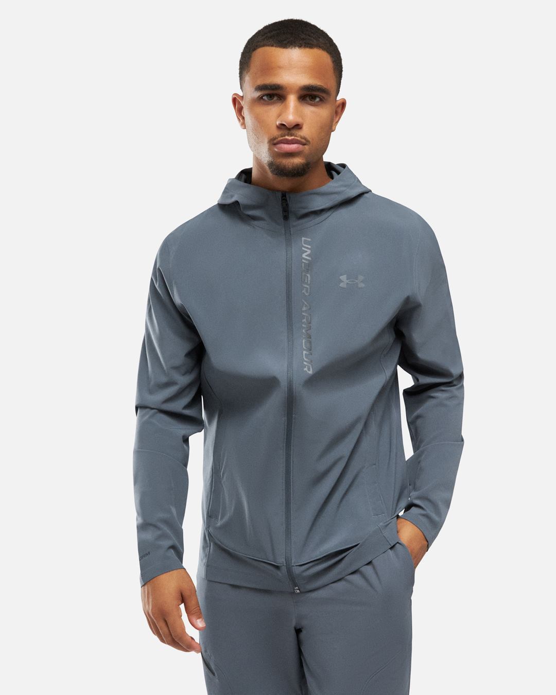 ENSEMBLE UNDER ARMOUR UNSTOPPABLE LEFT CHEST - GRIS