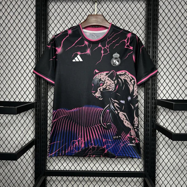 Maillot Real Madrid Noir Rose Panther 2024/25