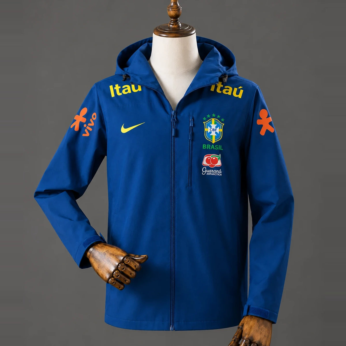 Veste Seleção Brésil bleu marine, vue de face